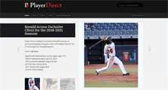 Desktop Screenshot of player-direct.com