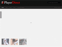 Tablet Screenshot of player-direct.com
